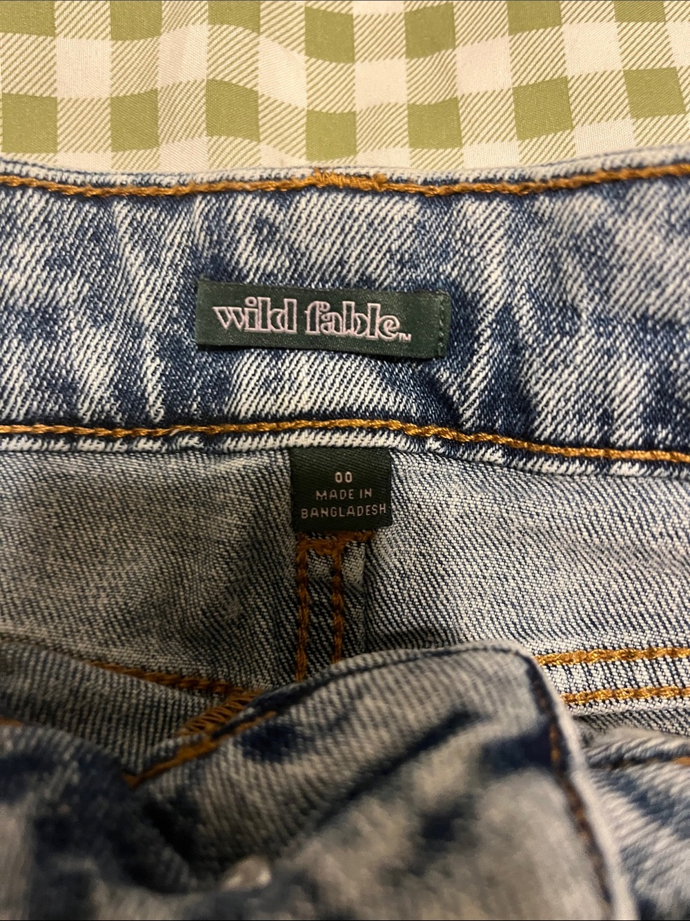 Classic Blue Denim Mini Skirt - Picture 3 of 3